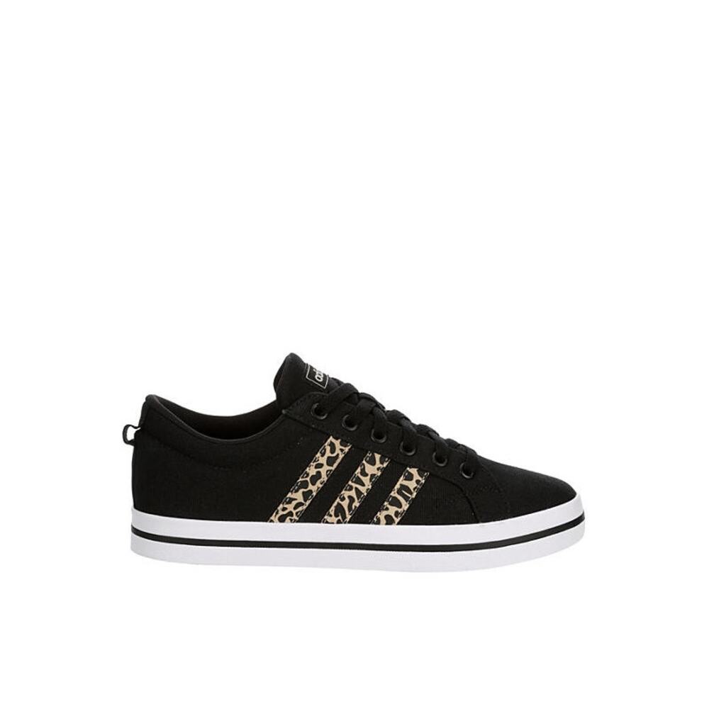 Adidas Black Sneakers with Animal Print Stripes